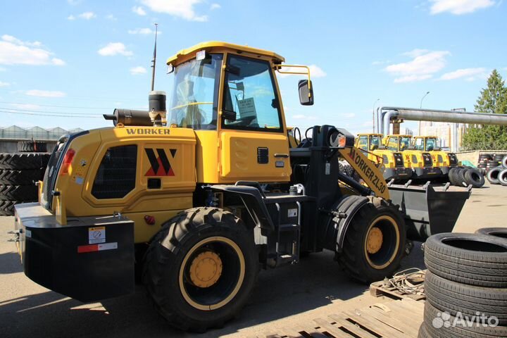 Фронтальный погрузчик Worker ZL30, 2023