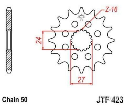 Звезда ведущая JTF423 17RB