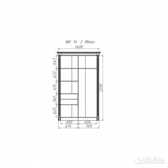 Шкаф купе Берта