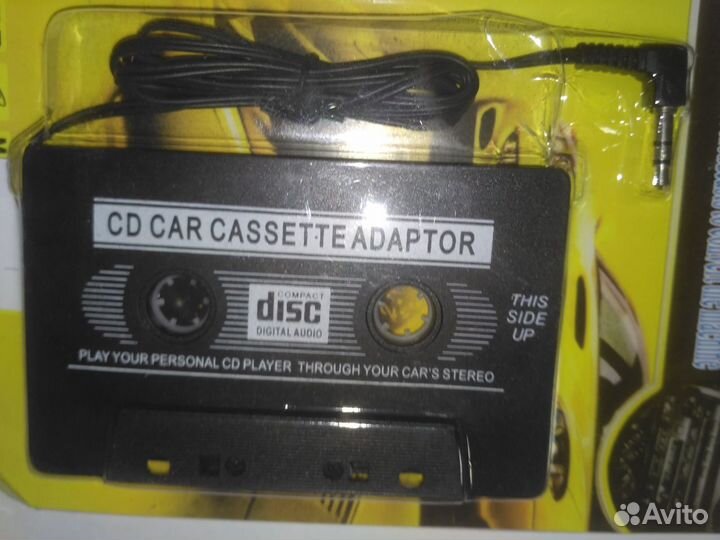 Кассета - переходник с выходом aux / bluetooth