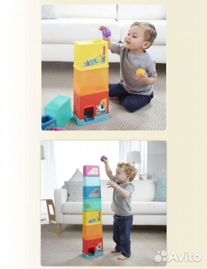 Пирамида с шариками Playskool штабелируемая