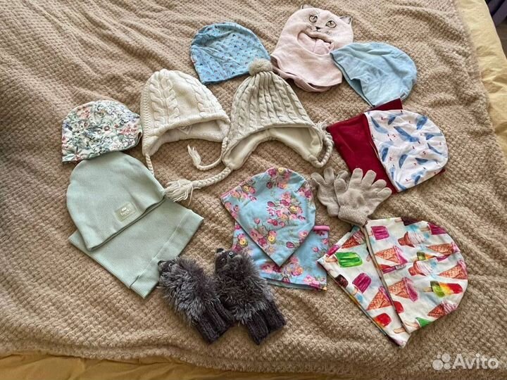 Пакет шапок 3-6 лет