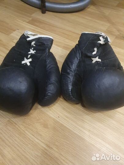 Боксерские перчатки СССР кожаные