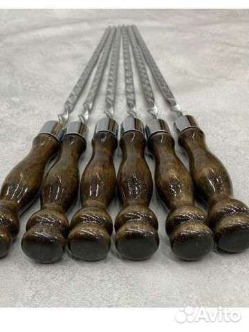 Шампура с деревянной ручкой