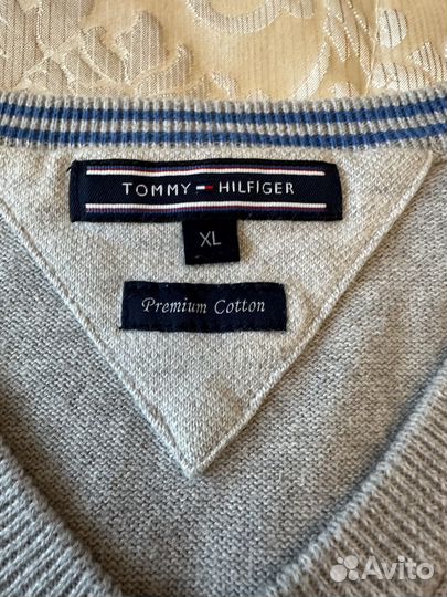 Джемпер Tommy hilfiger мужской XL хлопок