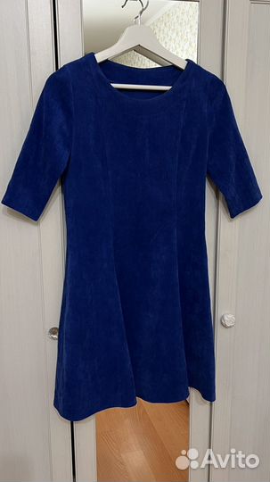 Велюровое платье