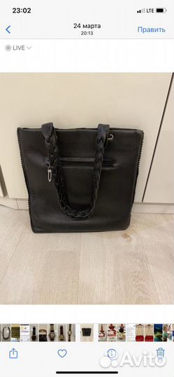 Сумка натуральная кожа