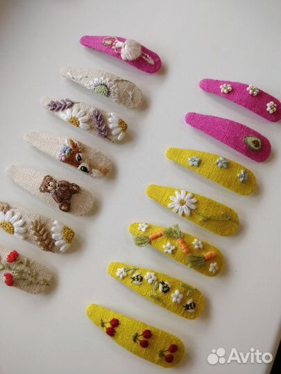 Заколка для волос ручная работа