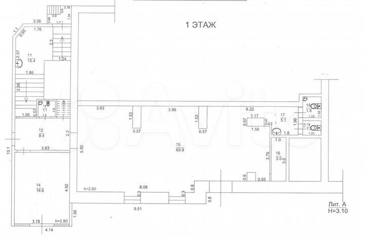 Свободного назначения, 296 м²