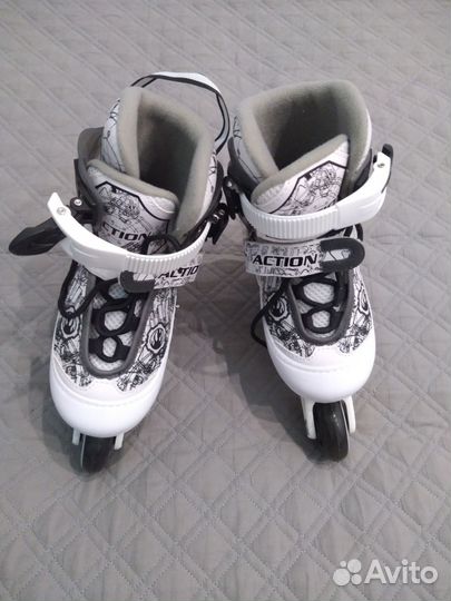 Роликовые коньки детские раздвижные 26-29 размер