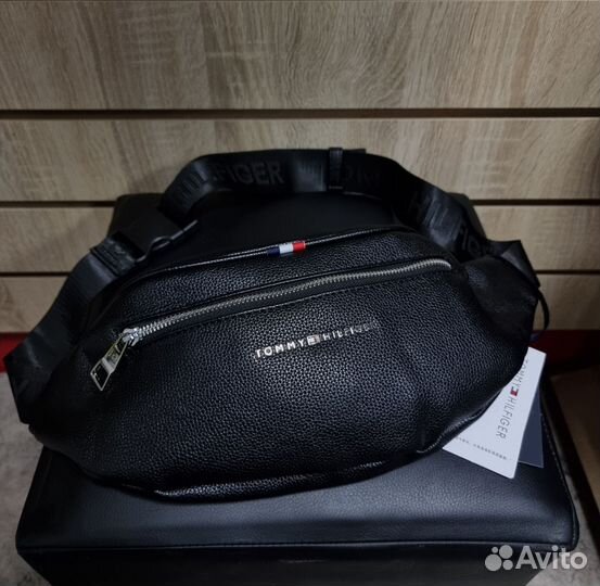 Поясная мужская сумка бананка Tommy Hilfiger