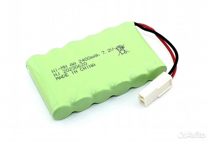 Аккумулятор Ni-Mh 7.2V 2400 mAh AA Flatpack разъем