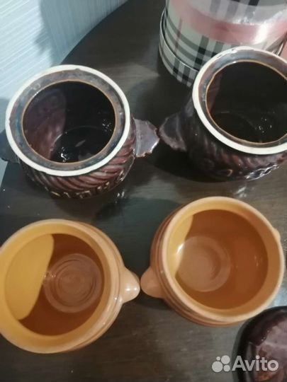 Горшки для запекания жаропрочные