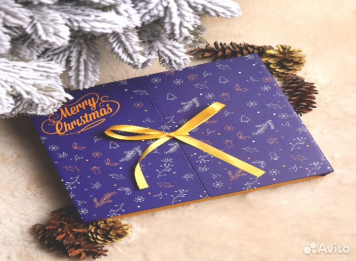 Новогодние подарочные коробки h-7338