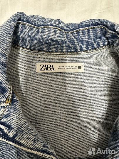 Джинсовый комбинезон Zara xs-s рост 155