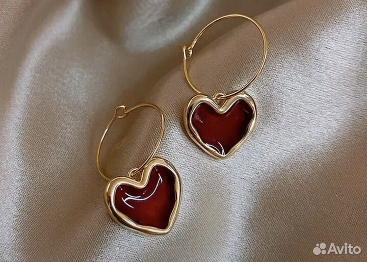 Серьги Сердце