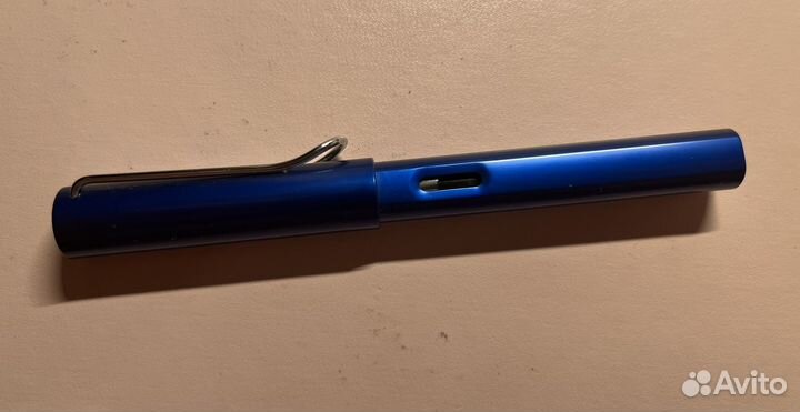 Lamy al star перьевая ручка синего цвета