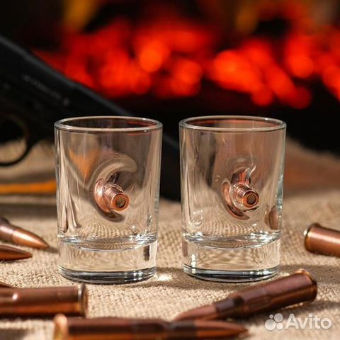 Стопки с пулей 2шт. 50мл