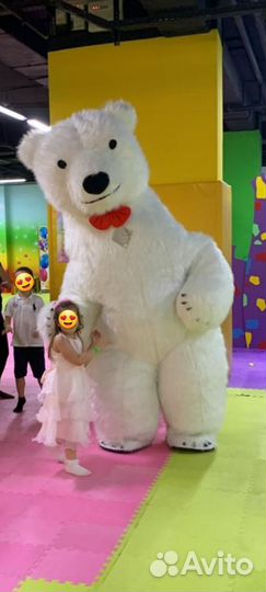 Ростовая кукла Белый медведь Степан