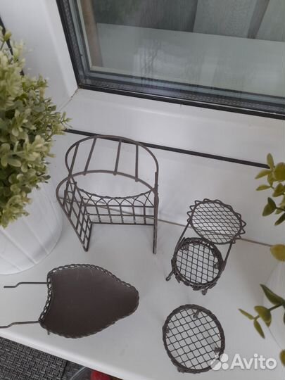 Металлические аксессуары для цветов