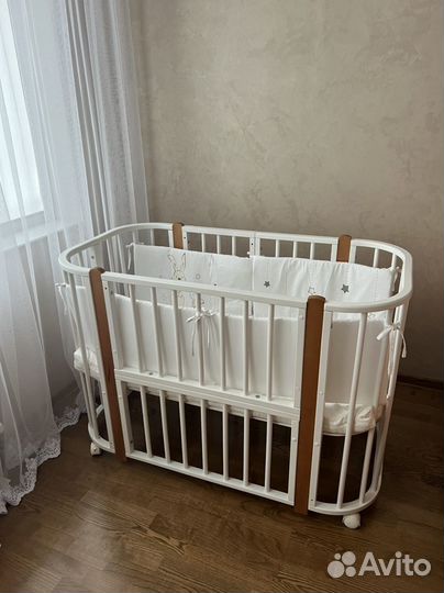 Детская кроватка 5в1 трансформер