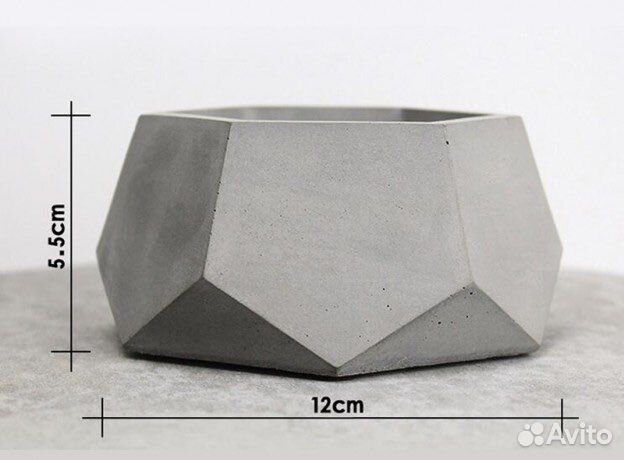 Силиконовая форма для бетона и гипса