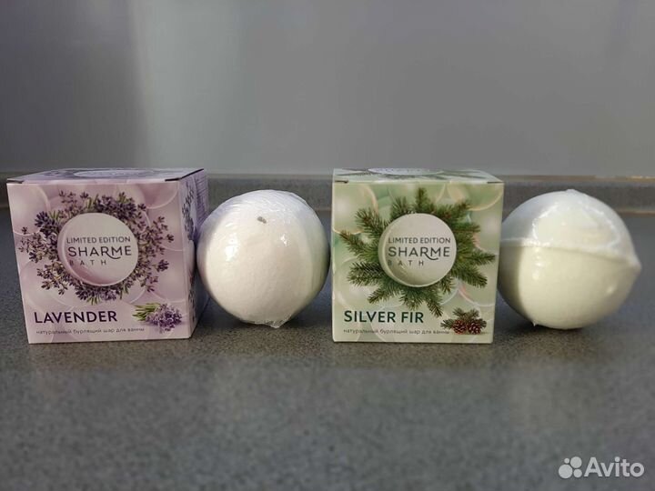 Натуральный бурлящий шар для ванны