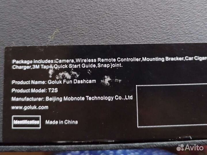 Видеоорегистратор goluk t2s