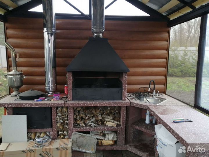 Установка дымохода