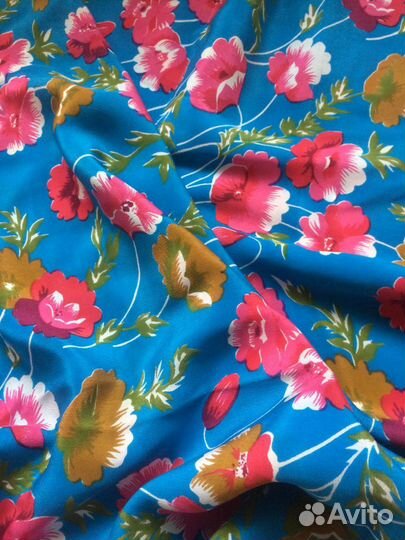 Ткань натуральный крепдешин СССР