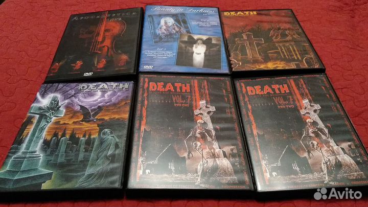 DVD death metal black symphonic rock, есть редкие