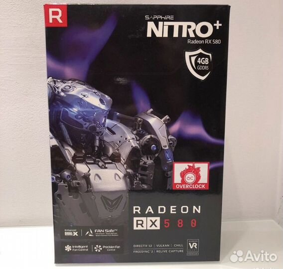 Видеокарта rx580 4gb