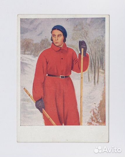 СССР Лыжница Ряжский Пузырьков десант война лыжи