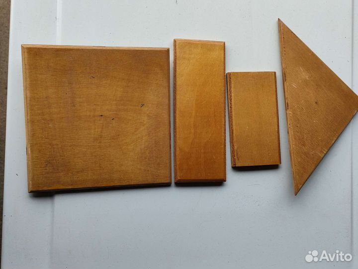 Фигурки деревянные