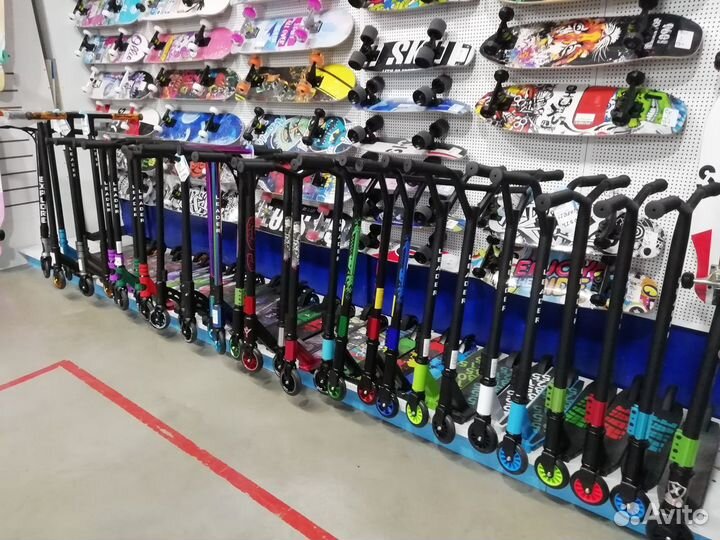 Самокаты, трюковые, электро, детские