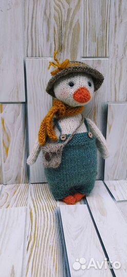 Гусыня вязаная