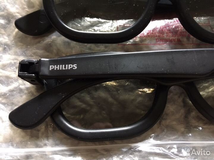 3D 3Д очки Philips 4шт