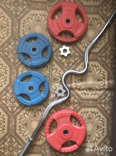 Штанга гриф блины