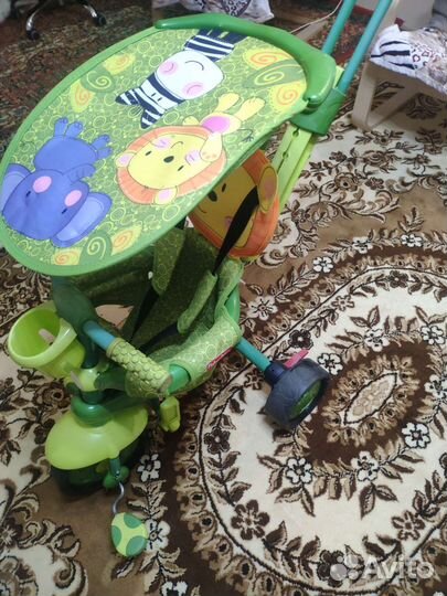 Детский велосипед с родительской ручкой