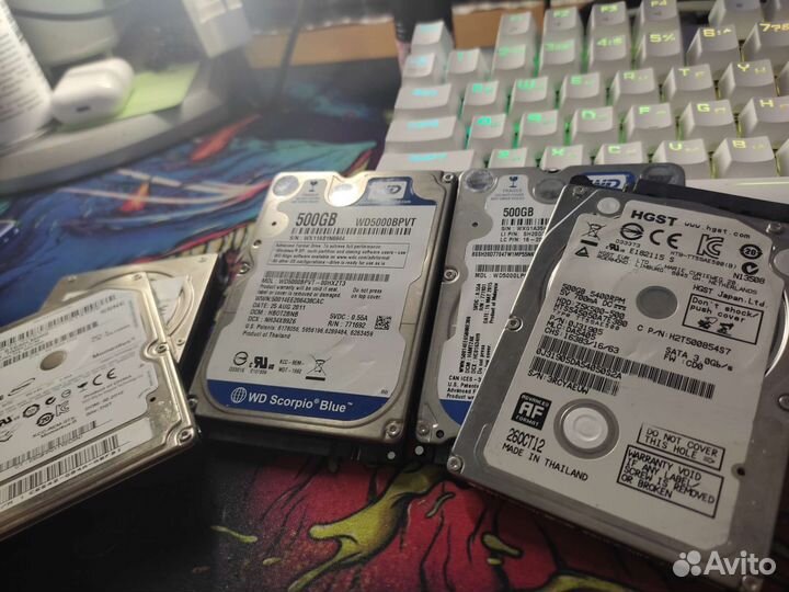 Жесткие диски разные