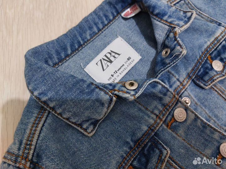 Джинсовая куртка zara