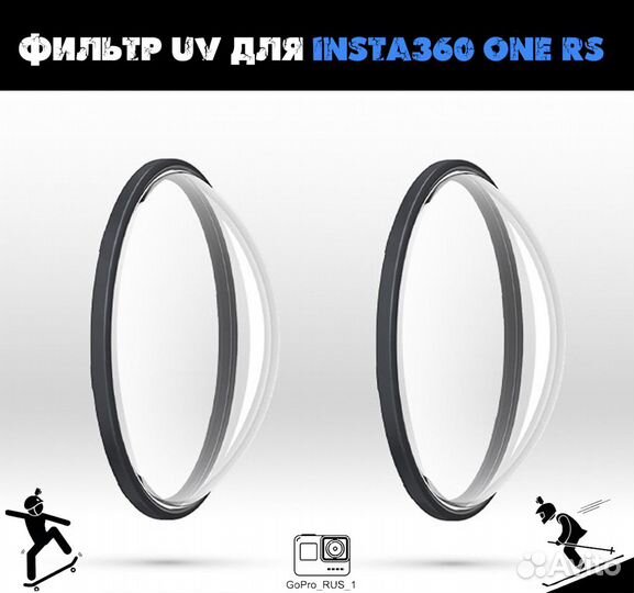 Защита линз Фильтр UV для Insta360 ONE RS