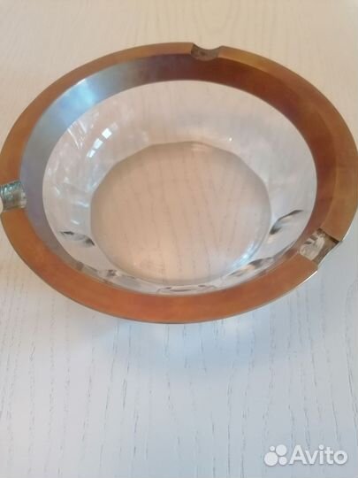 Пепельница чехия хрустальная