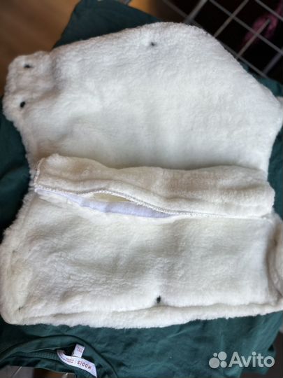 Новая Муфта на коляску овчина