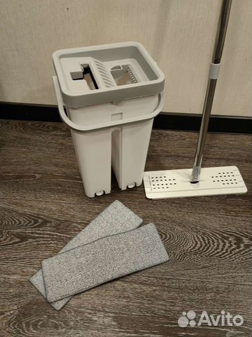 Швабра с ведром и автоматическим отжимом