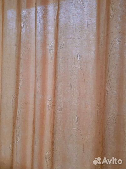 Шторы золотые