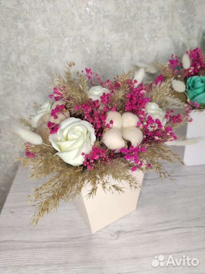 Букеты из сухоцветов