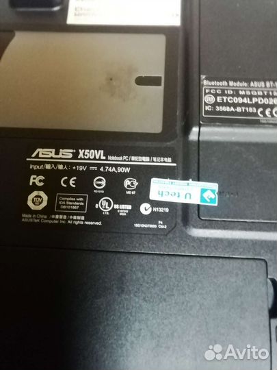 Ноутбук asus X50Vl