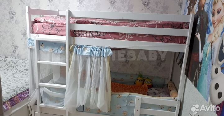 Детская кровать двухъярусная
