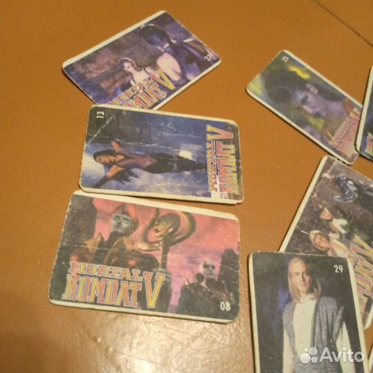 Карточки картонные Мортал Комбат Mortal Kombat